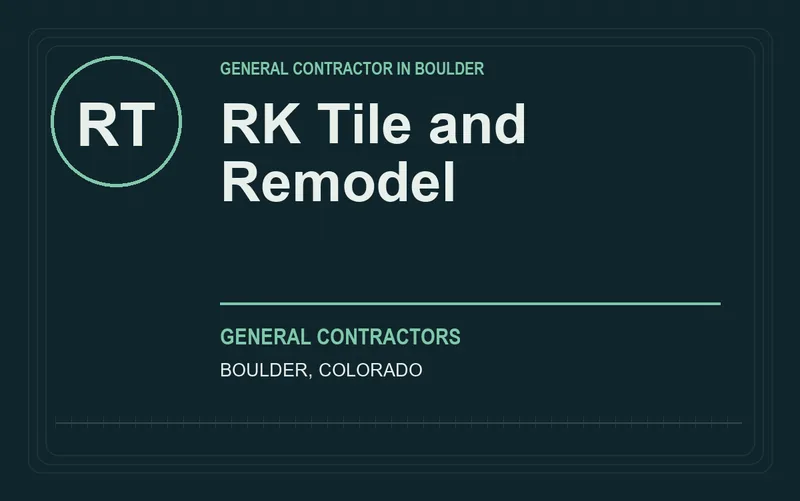 RK Tile and Remodel in Boulder, Colorado