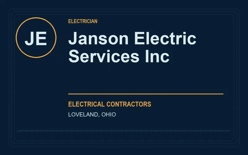 Janson Electric Services Inc in Loveland, Ohio