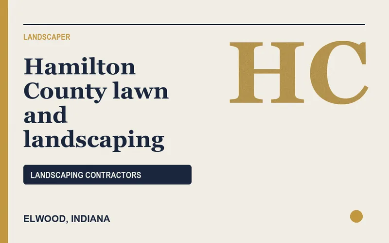 Hamilton County lawn and landscaping in Elwood, Indiana
