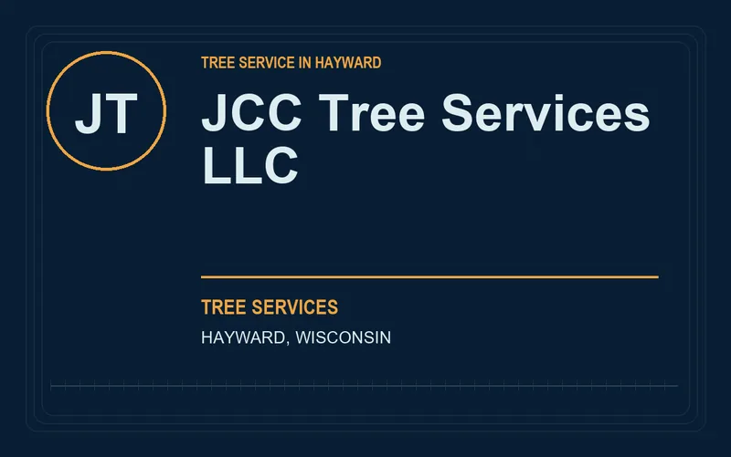 JCC Tree Services LLC in Hayward, Wisconsin