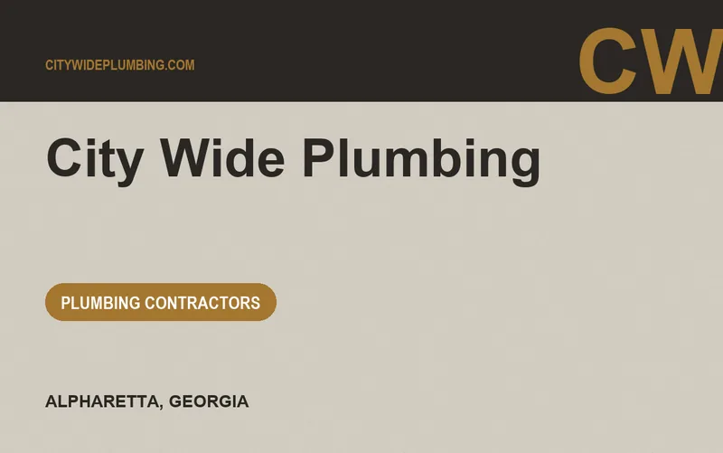 City Wide Plumbing in Alpharetta, Georgia