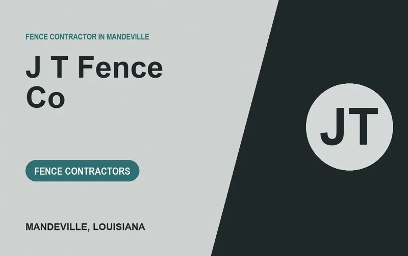 J T Fence Co in Mandeville, Louisiana