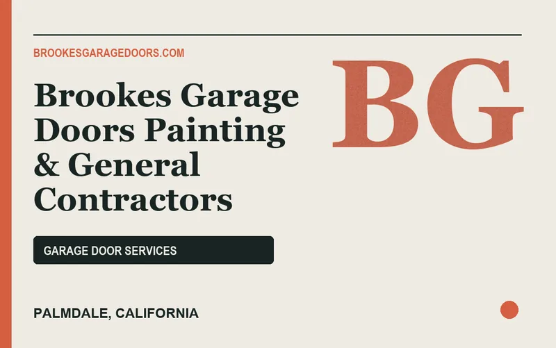 Brookes Garage Doors Painting & General Contractors in Palmdale, California