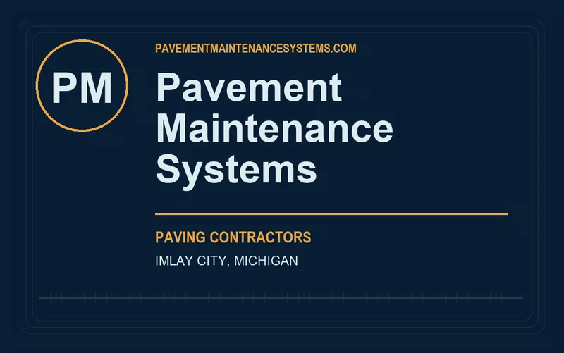 Pavement Maintenance Systems in Imlay City, Michigan