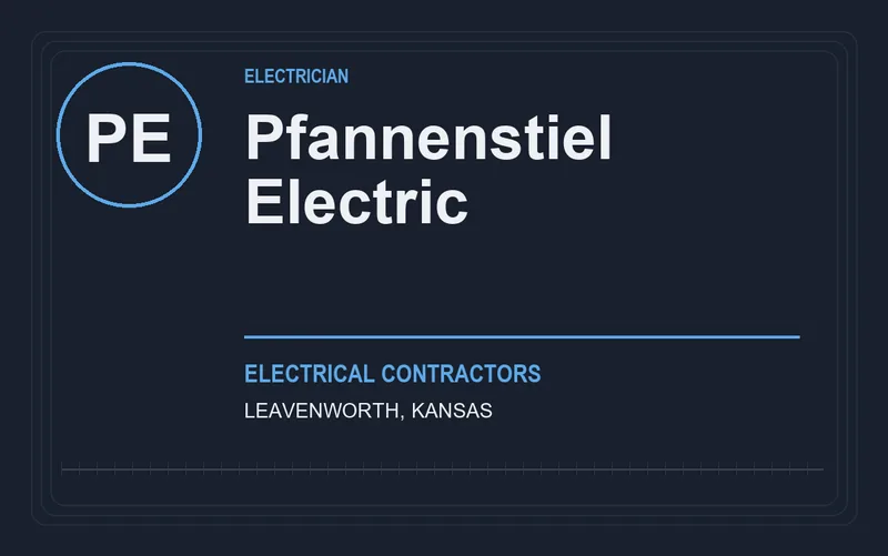 Pfannenstiel Electric in Leavenworth, Kansas
