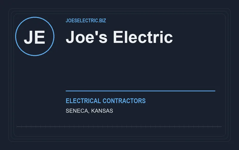 Joe's Electric in Seneca, Kansas