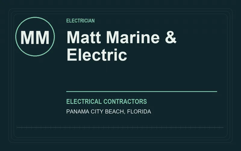 Matt Marine & Electric in Panama City Beach, Florida