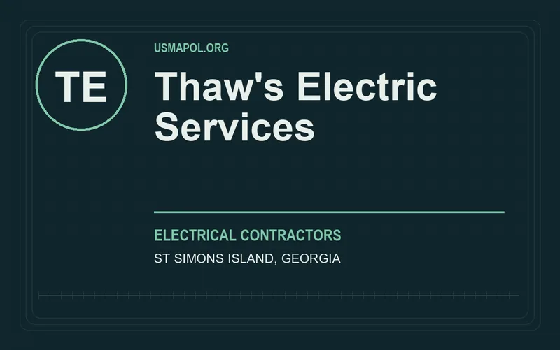 Thaw's Electric Services in St Simons Island, Georgia