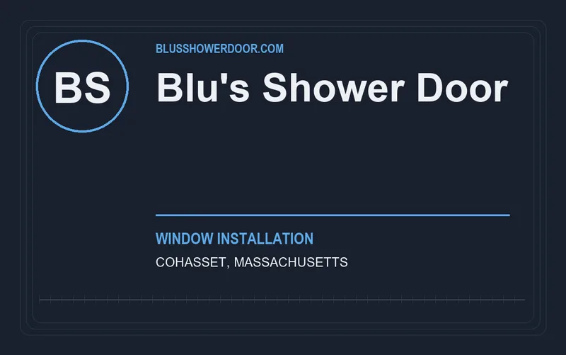 Blu's Shower Door in Cohasset, Massachusetts