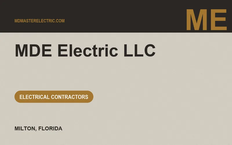 MDE Electric LLC in Milton, Florida