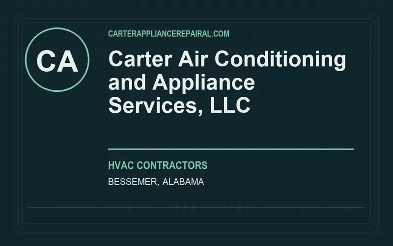 Carter Air Conditioning and Appliance Services, LLC in Bessemer, Alabama