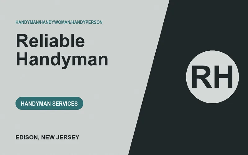 Reliable Handyman in Edison, New Jersey