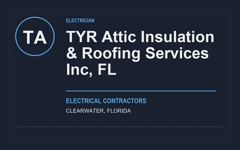 TYR Attic Insulation & Roofing Services Inc, FL in Clearwater, Florida