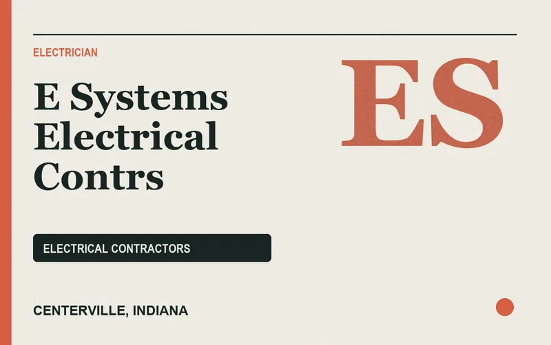 E Systems Electrical Contrs in Centerville, Indiana