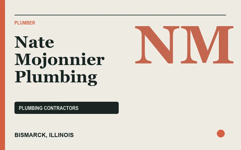 Nate Mojonnier Plumbing in Bismarck, Illinois