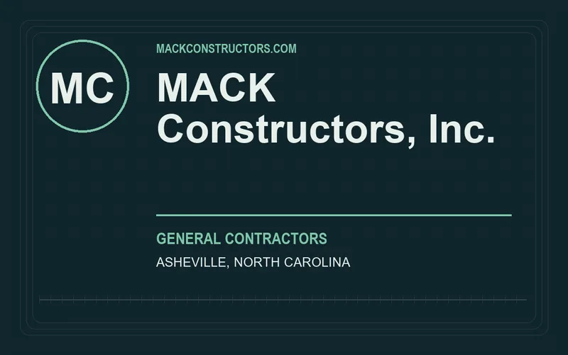 MACK Constructors, Inc. in Asheville, North Carolina