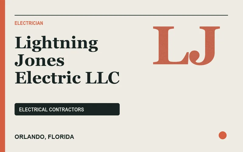 Lightning Jones Electric LLC in Orlando, Florida