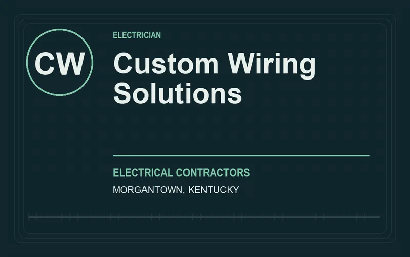 Custom Wiring Solutions in Morgantown, Kentucky