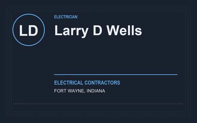Larry D Wells in Fort Wayne, Indiana