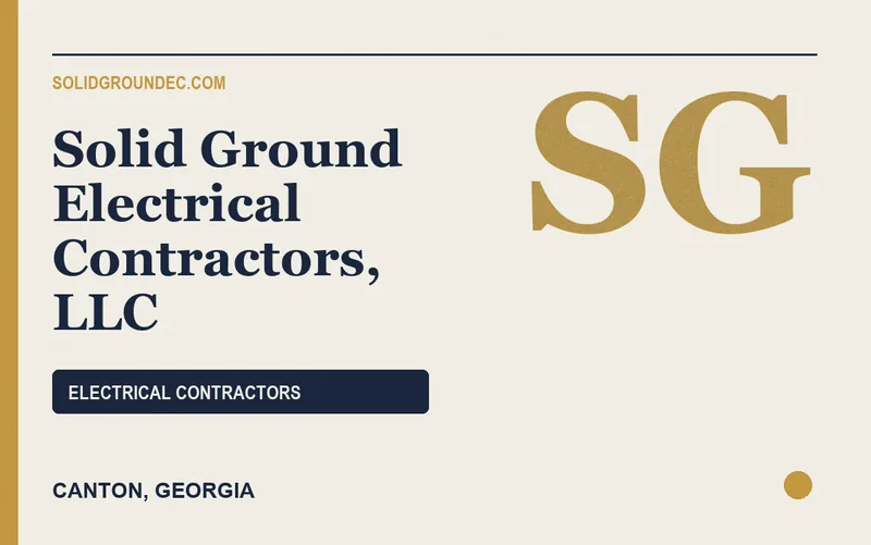 Solid Ground Electrical Contractors, LLC in Canton, Georgia