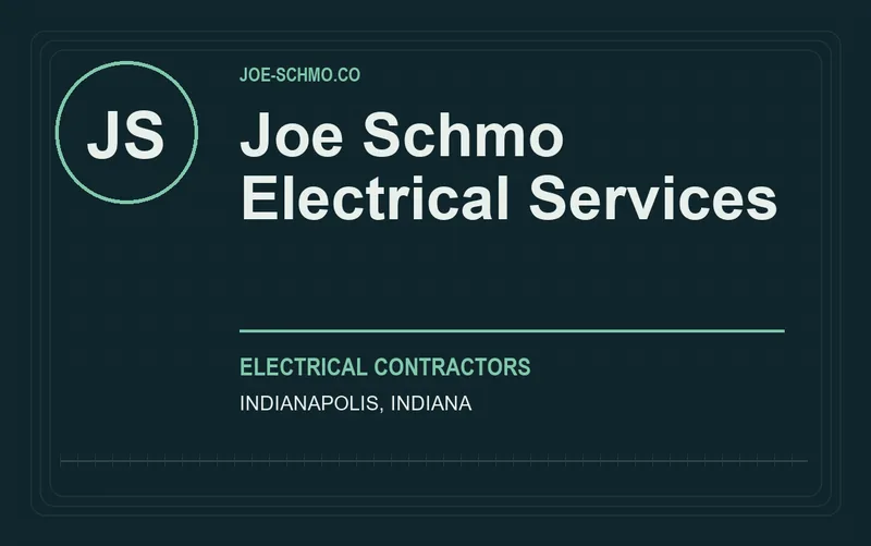 Joe Schmo Electrical Services in Indianapolis, Indiana