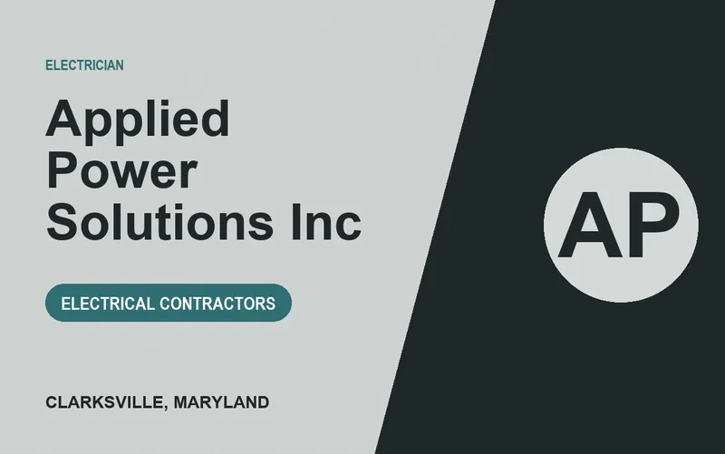 Applied Power Solutions Inc in Clarksville, Maryland