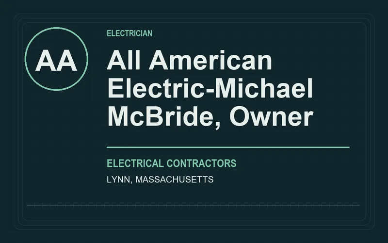 All American Electric-Michael McBride, Owner in Lynn, Massachusetts