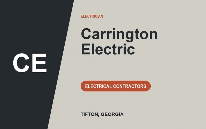 Carrington Electric in Tifton, Georgia