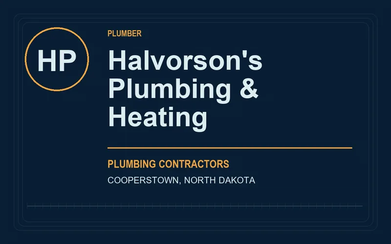 Halvorson's Plumbing & Heating in Cooperstown, North Dakota