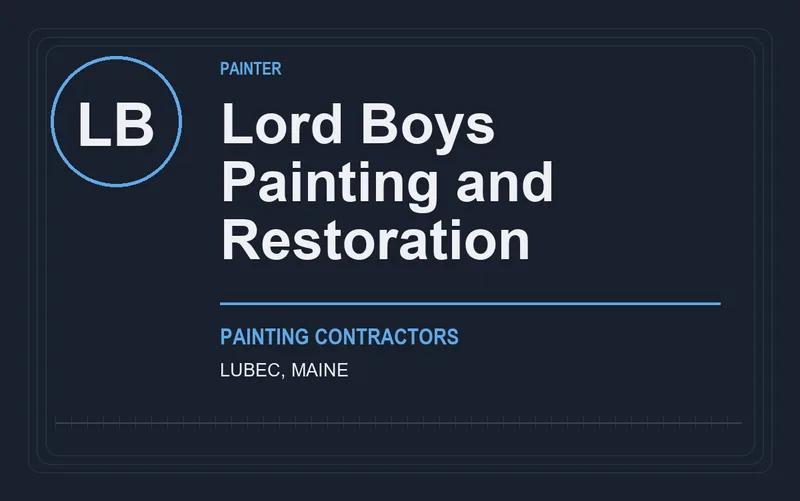 Lord Boys Painting and Restoration in Lubec, Maine