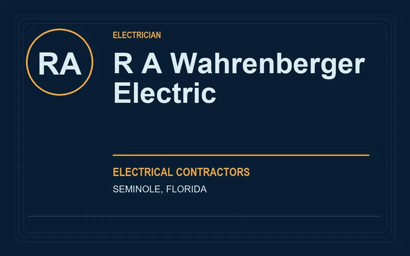 R A Wahrenberger Electric in Seminole, Florida