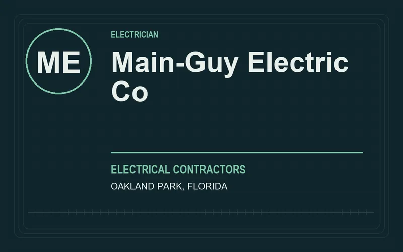 Main-Guy Electric Co in Oakland Park, Florida