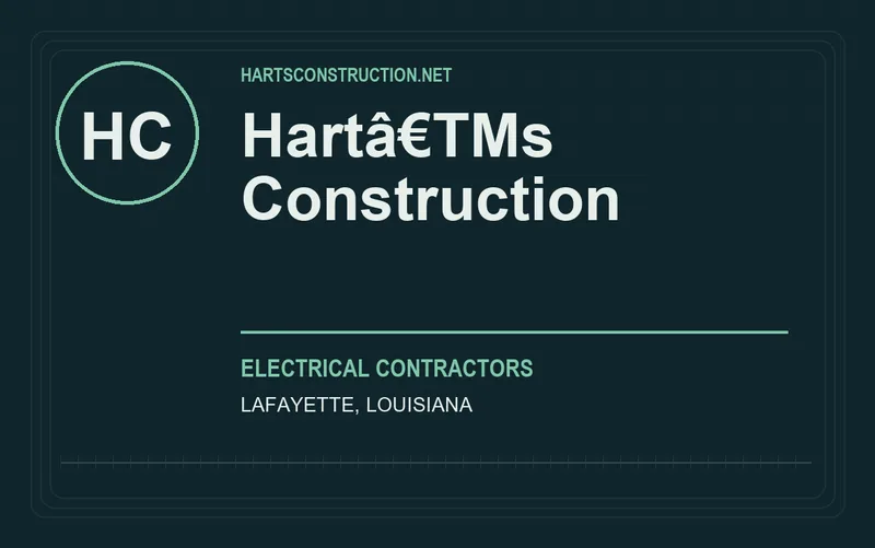 Hartâ€TMs Construction in Lafayette, Louisiana