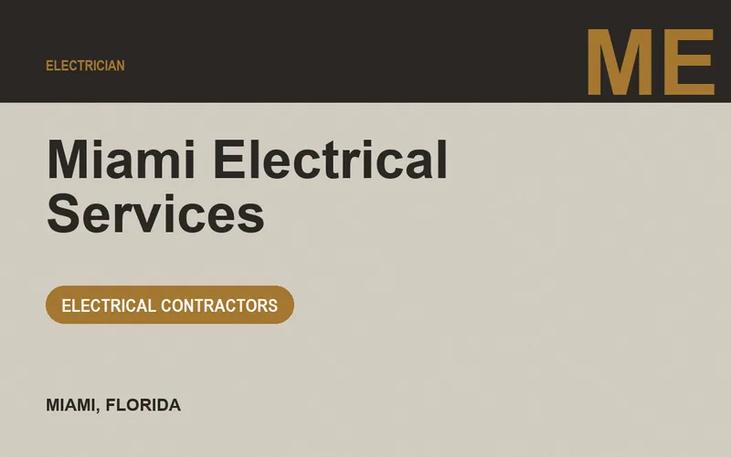Miami Electrical Services in Miami, Florida