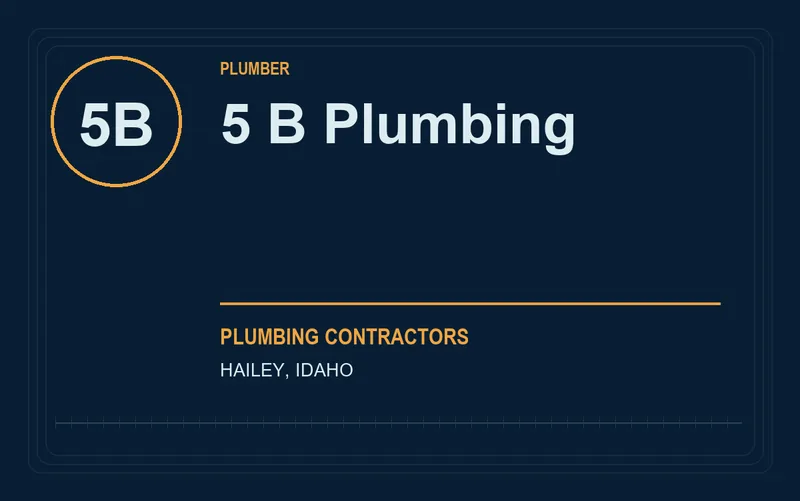 5 B Plumbing in Hailey, Idaho