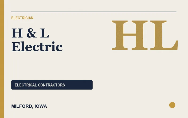 H & L Electric in Milford, Iowa