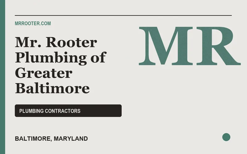Mr. Rooter Plumbing of Greater Baltimore in Baltimore, Maryland