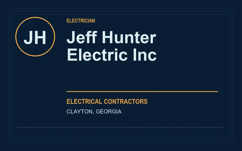 Jeff Hunter Electric Inc in Clayton, Georgia