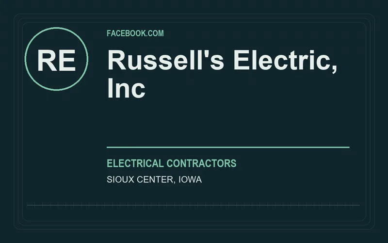 Russell's Electric, Inc in Sioux Center, Iowa