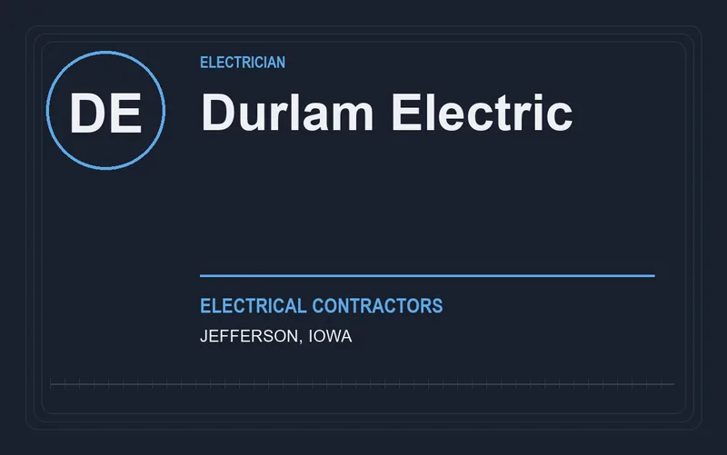 Durlam Electric in Jefferson, Iowa