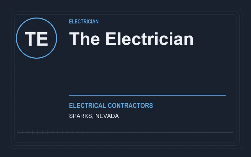 The Electrician in Sparks, Nevada