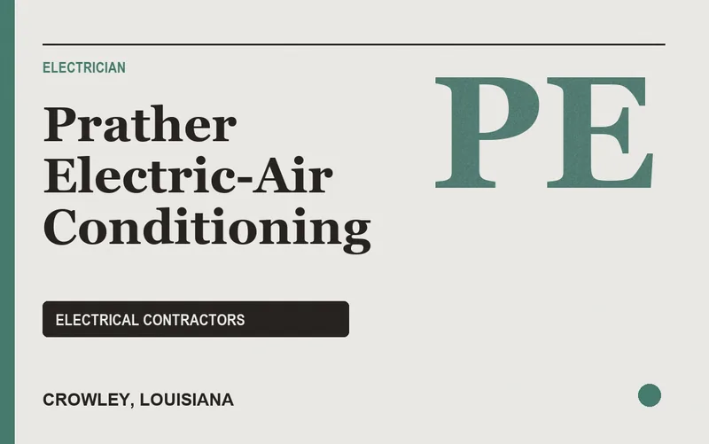 Prather Electric-Air Conditioning in Crowley, Louisiana