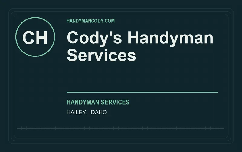 Cody's Handyman Services in Hailey, Idaho