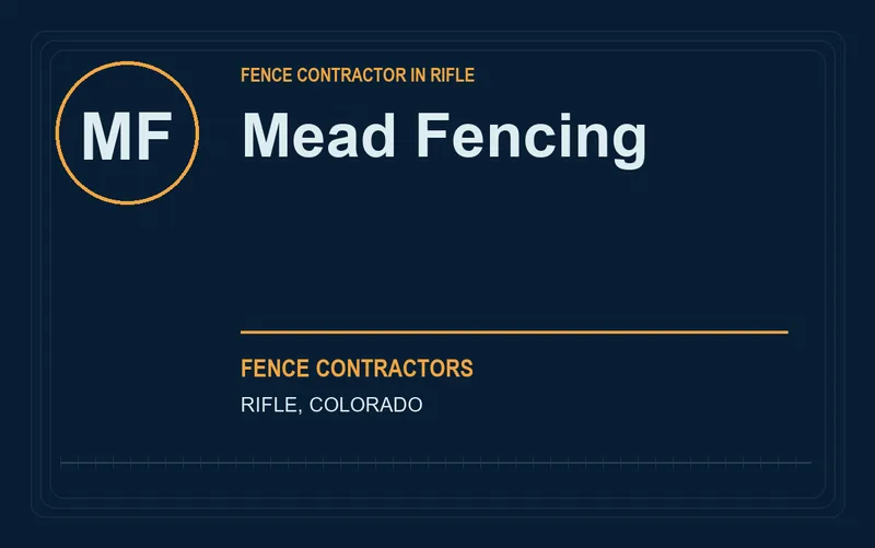 Mead Fencing in Rifle, Colorado