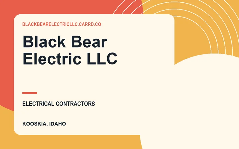 Black Bear Electric LLC in Kooskia, Idaho