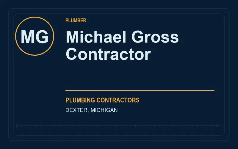 Michael Gross Contractor in Dexter, Michigan