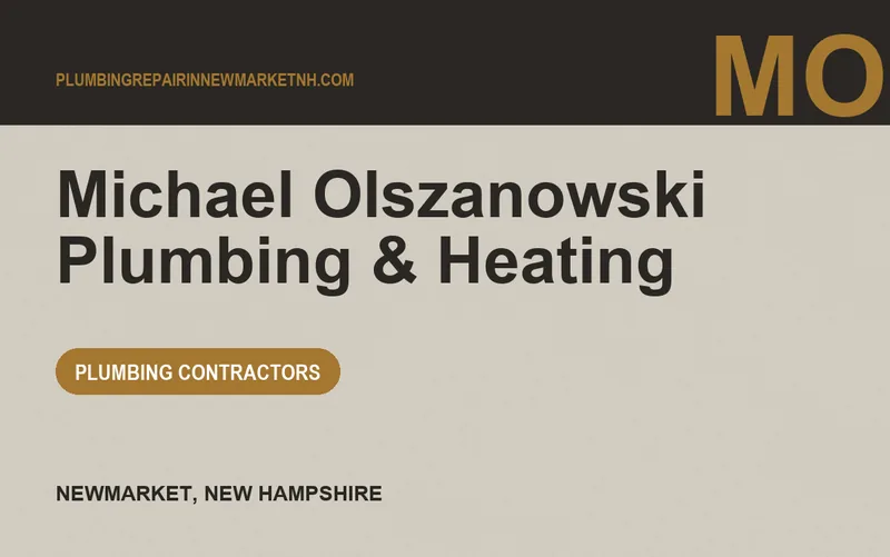 Michael Olszanowski Plumbing & Heating in Newmarket, New Hampshire