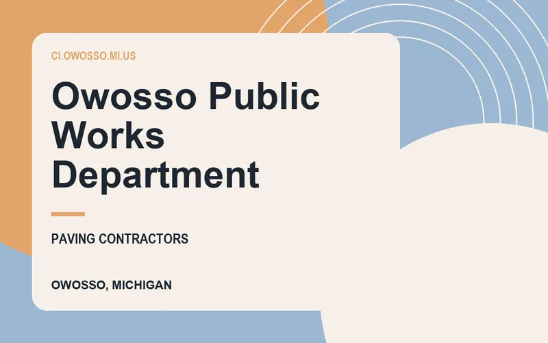 Owosso Public Works Department in Owosso, Michigan