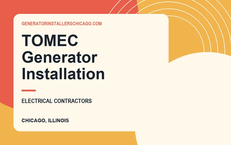 TOMEC Generator Installation in Chicago, Illinois