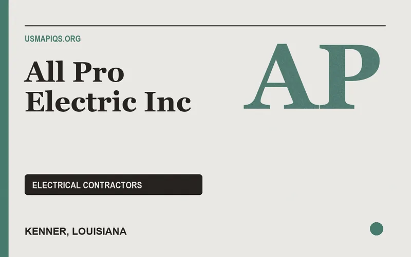 All Pro Electric Inc in Kenner, Louisiana